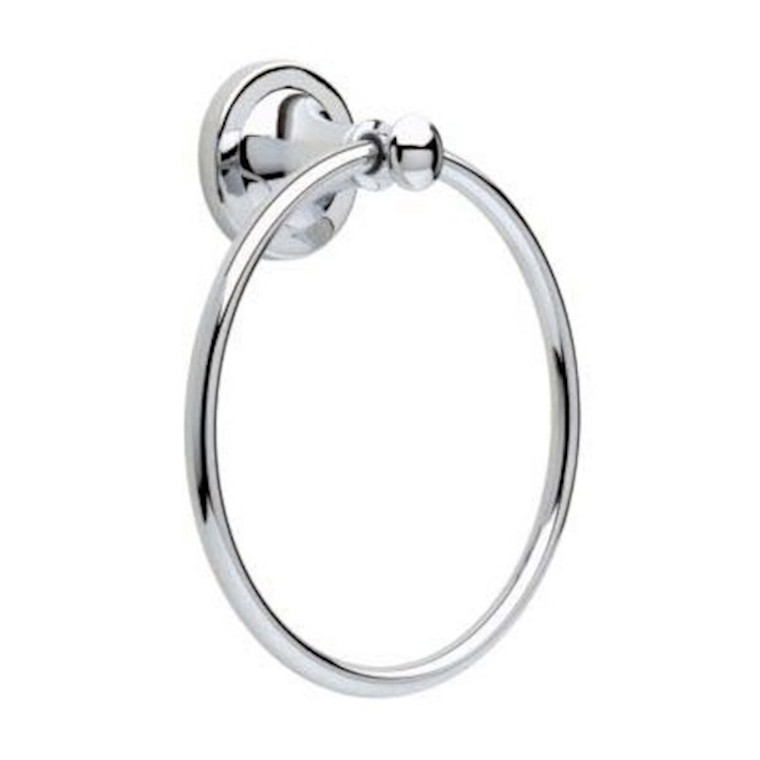 Delta 132889 Silverton Towel Ring Polished Chrome Finish