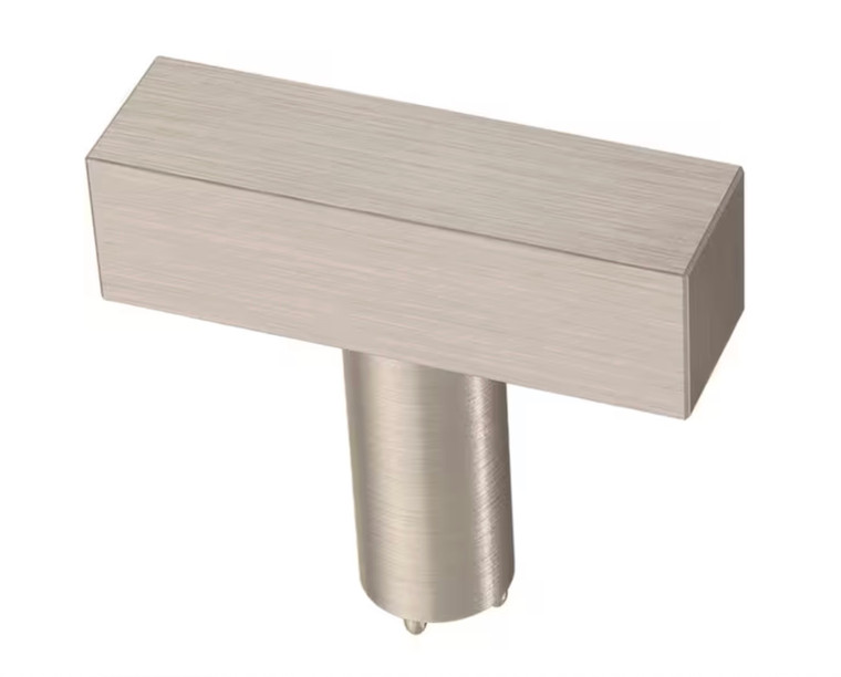 Liberty P43113C-SN 1 1/2" Satin Nickel Square Bar Cabinet Knob