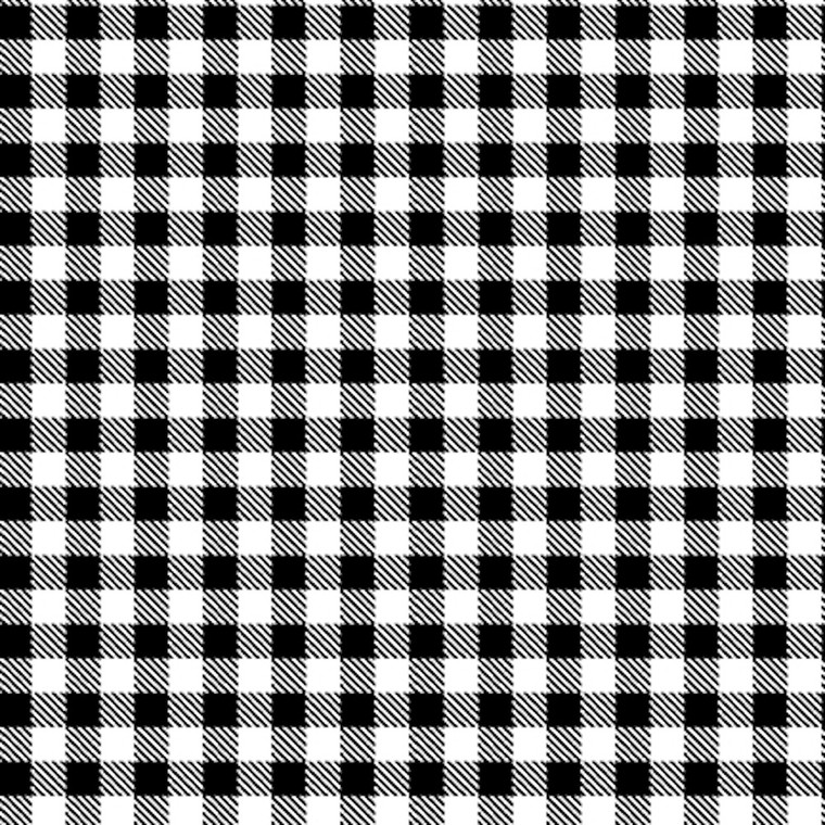 Blank Quilting Plaid Essentials Gingham Black Cotton Fabric By The Yard