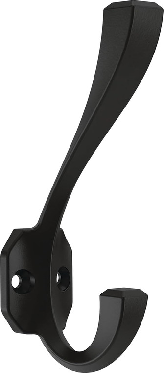 Franklin Brass B47254K-FB Napier 4 3/4" Coat Hook Matte Black 4 Pack