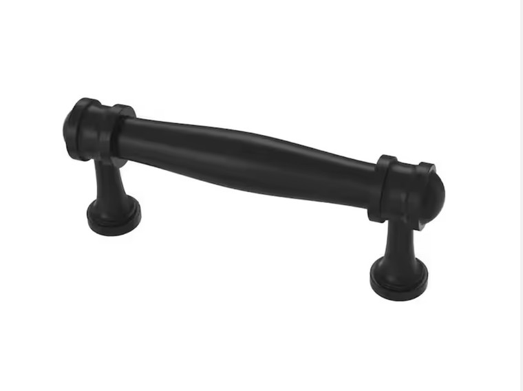Liberty P38529C-FB 3" Charmaine Matte Black Cabinet Drawer Pull