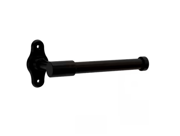Delta Calloway CLWY51-MB Bath Single Post Toilet Paper Holder Matte Black Finish