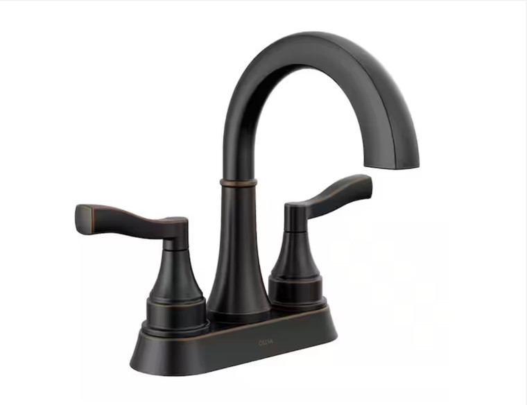 Delta 25822LF-OB Faryn 4" Centerset Bath Faucet Oil Rubbed Bronze Finish