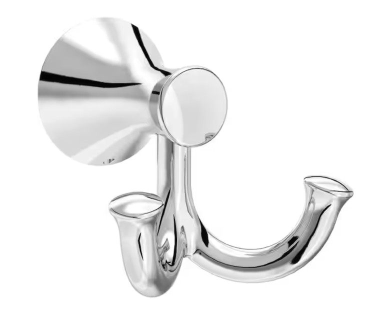 Delta Greydon Bath Towel & Robe Hook Polished Chrome Finish