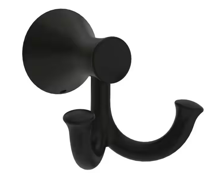 Delta Greydon Bath Towel & Robe Hook Matte Black Finish