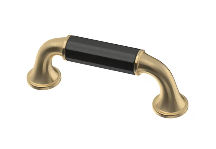 Brainerd P37372W-CZB Champagne Bronze & Black 3" Ceramic Cabinet Drawer Pull