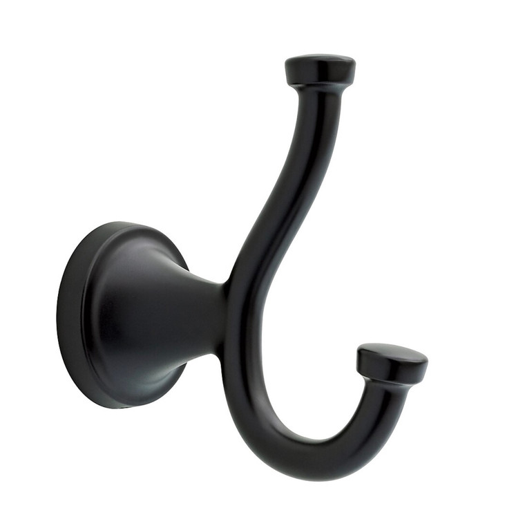 Delta LRK35-MB Larkin Bath Towel & Robe Hook Matte Black Finish
