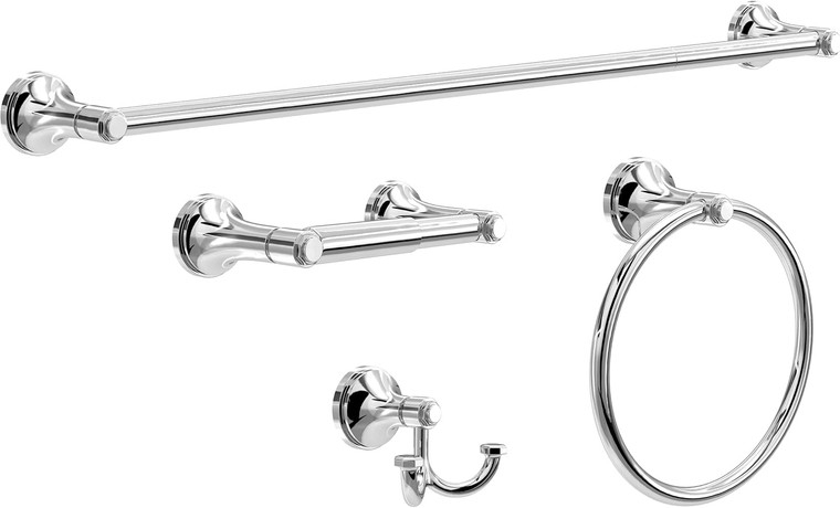 Franklin Brass WDRF64-PC 4 Piece 18" Bath Hardware Set Polished Chrome
