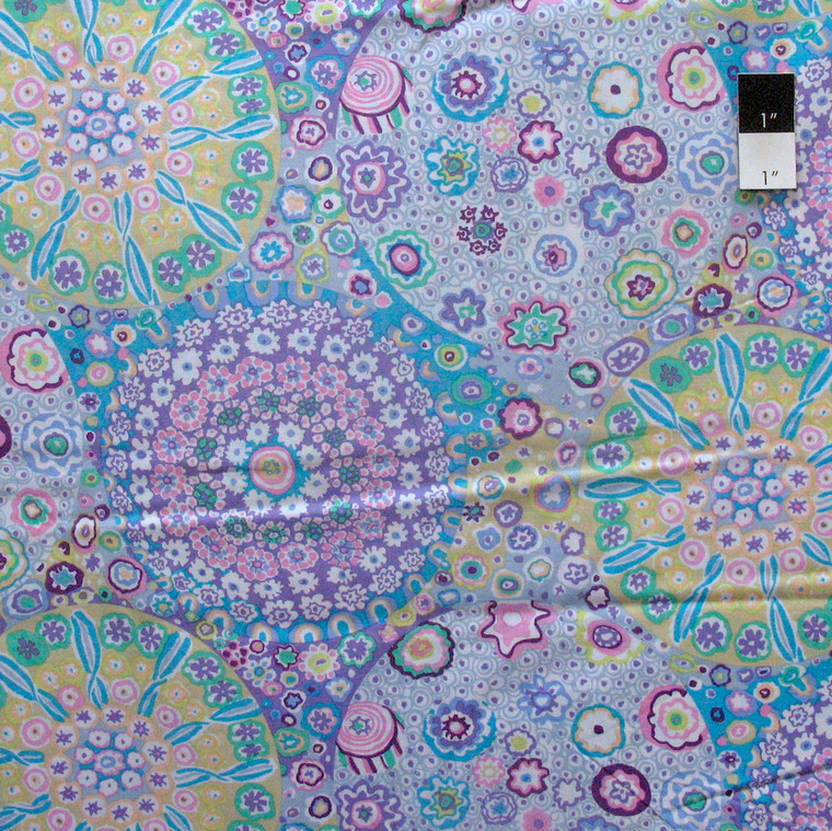 Kaffe Fassett PWGP92 Millefiore Lilac Cotton Fabric By The Yard