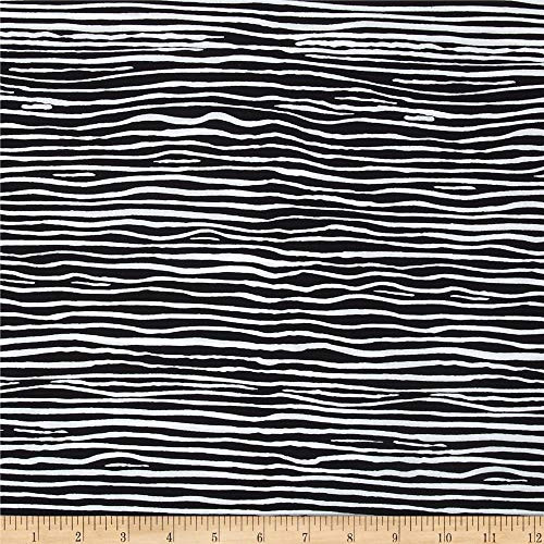 Free Spirit Kaffe Fassett Creased Cotton Fabric By The Yard, Black