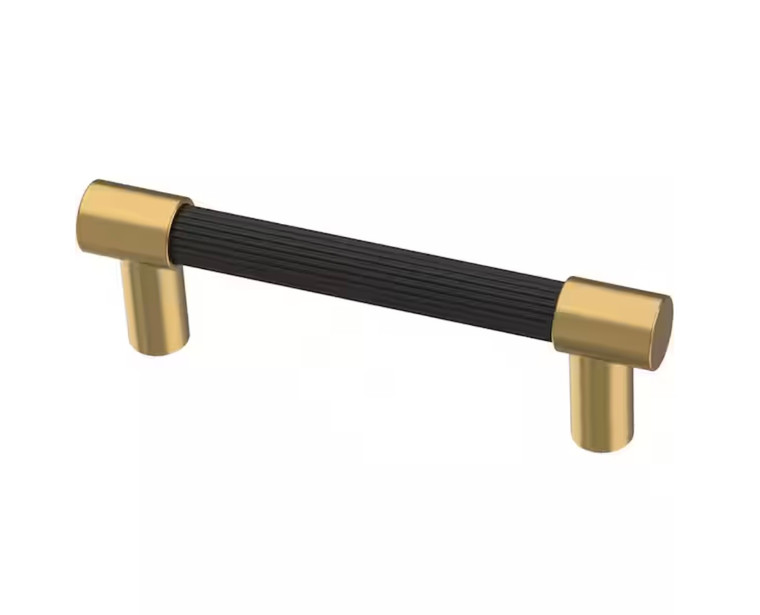 Liberty P48655C-370 3" Fluted Cabinet Drawer Pull Black/Modern Gold Finish