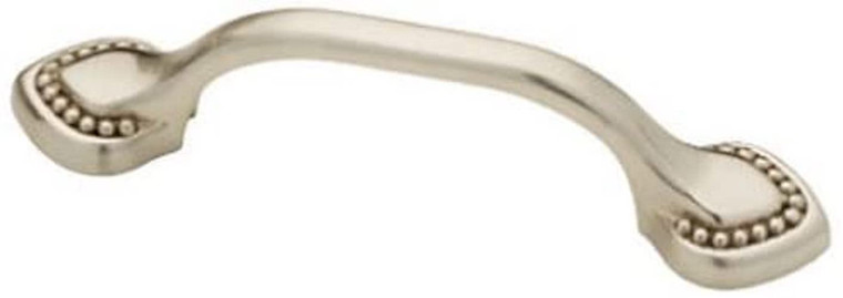 Liberty PBF809Y SN 3" Double Beaded Cabinet Drawer Pull Satin Nickel