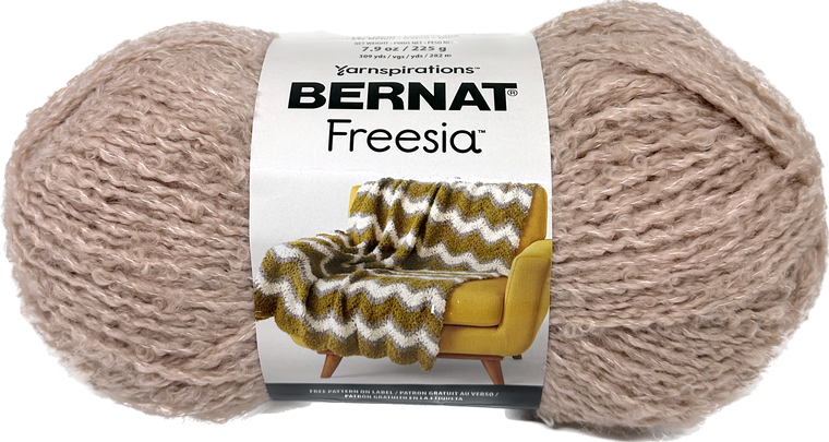 Bernat Freesia Wool Blend Bulky Knitting & Crochet Yarn PInk Dusk