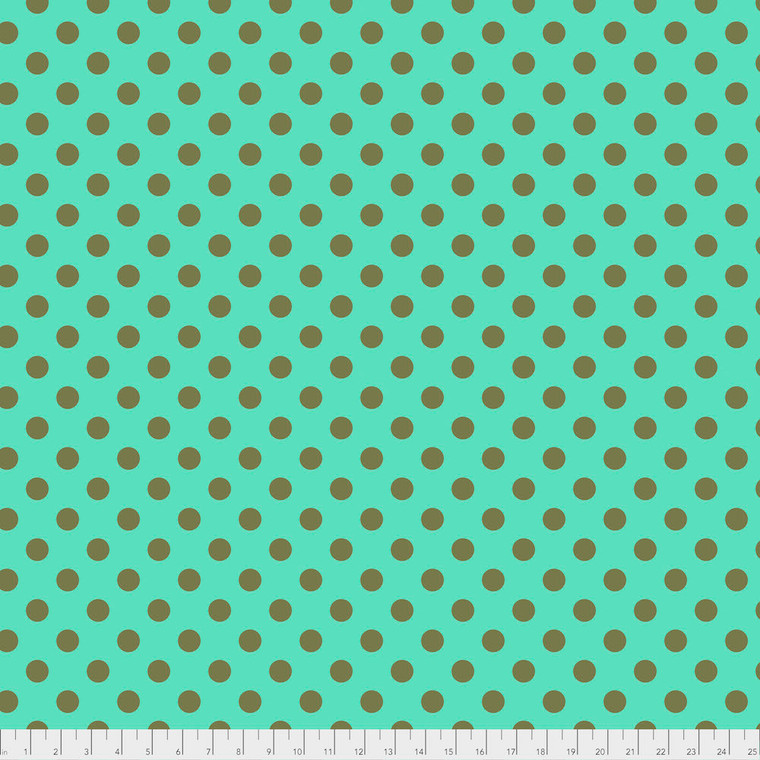 Tula Pink PWTP118 All Stars Pom Poms Agave Cotton Fabric By Yard