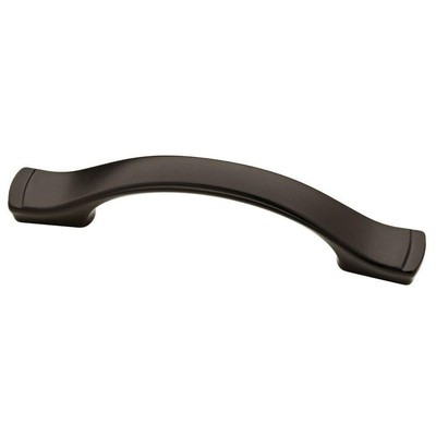 Liberty P18949C-FB Dual Mount 3" & 3 3/4" Cabinet Drawer Pull Matte Black Finish