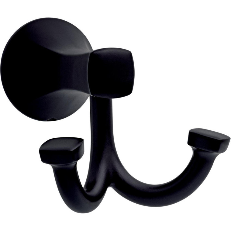 Delta Dallace DLL35-MB Bath Towel Robe Hook Matte Black Finish