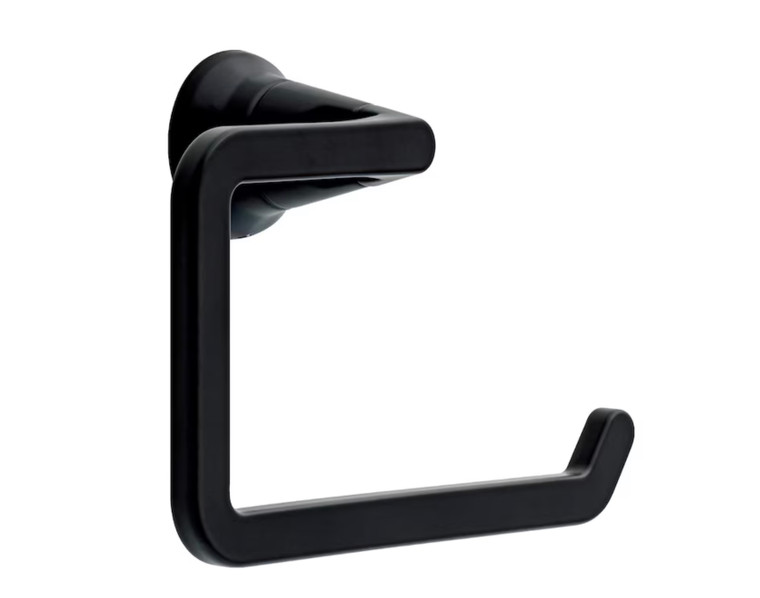 Delta Bath SPR46-MB Sparrow Bath Towel Ring Matte Black Finish