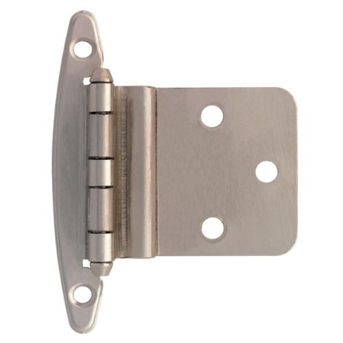 Liberty H00930C-SN-O 3/8-Inch Inset Hinge without Spring
