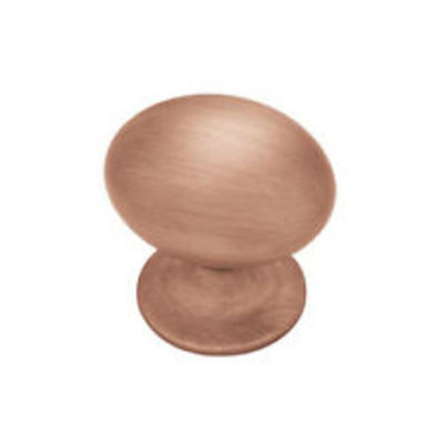 Liberty PN0395-SR Antique Satin Red 1 3/16" Medium Football Oval Cabinet Drawer Knob