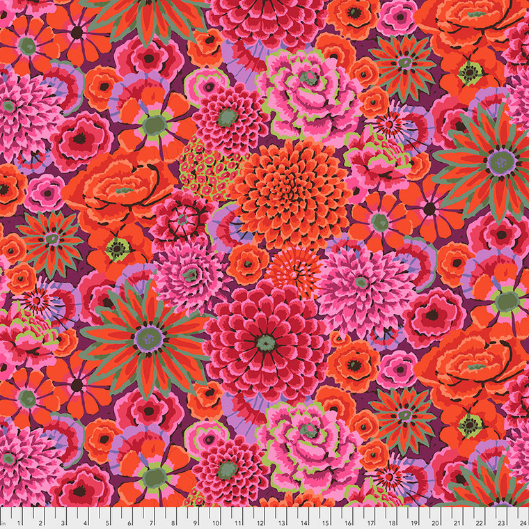 Free Spirit Kaffe Fassett Enchanted Rust Cotton Fabric By The Yard