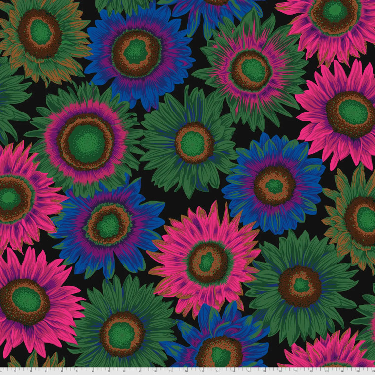 Free Spirit Kaffe Fassett Philip Jacobs Van Gogh Dark Cotton Fabric By The Yard