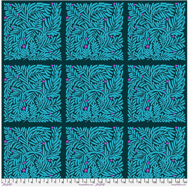 Free Spirit Anna Maria Horner Brave Pruned Sea Cotton Fabric By The Yard