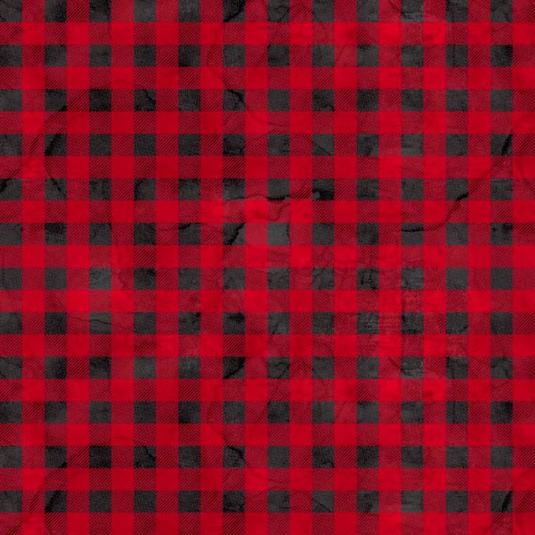 Blank Quilting My Cowboy Gave To Me Buffalo Plaid Red Cotton Fabric By Yd