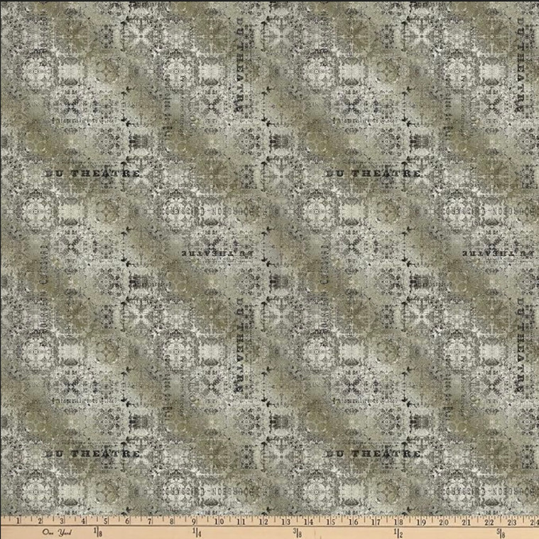 Tim Holtz Abandoned Du Theater Cotton Fabric By The Yard