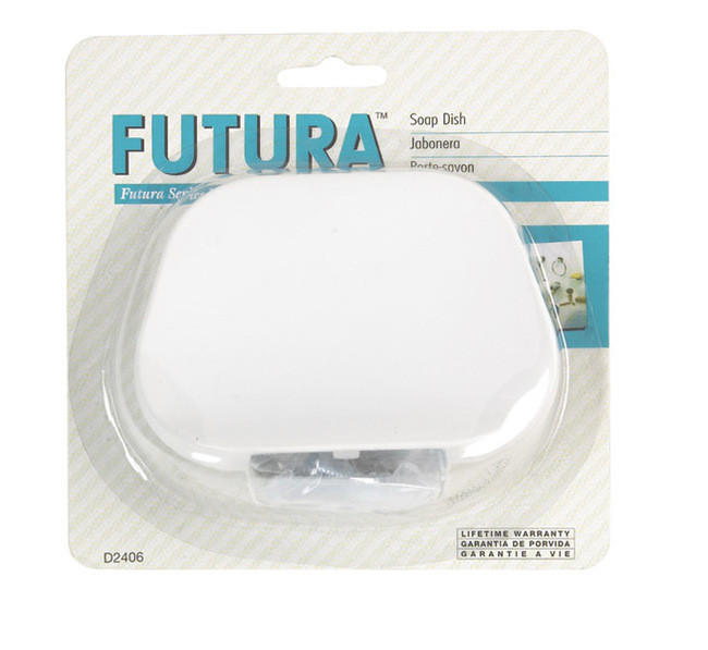 Franklin Brass Futura Bath Soap Dish White Finish