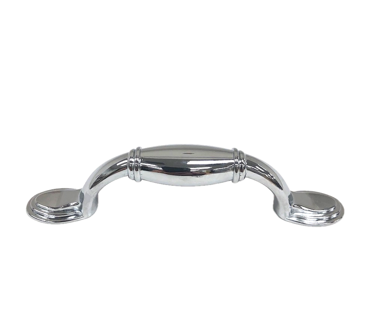 102069 3" Spoon Foot Chrome  Drawer Pulls