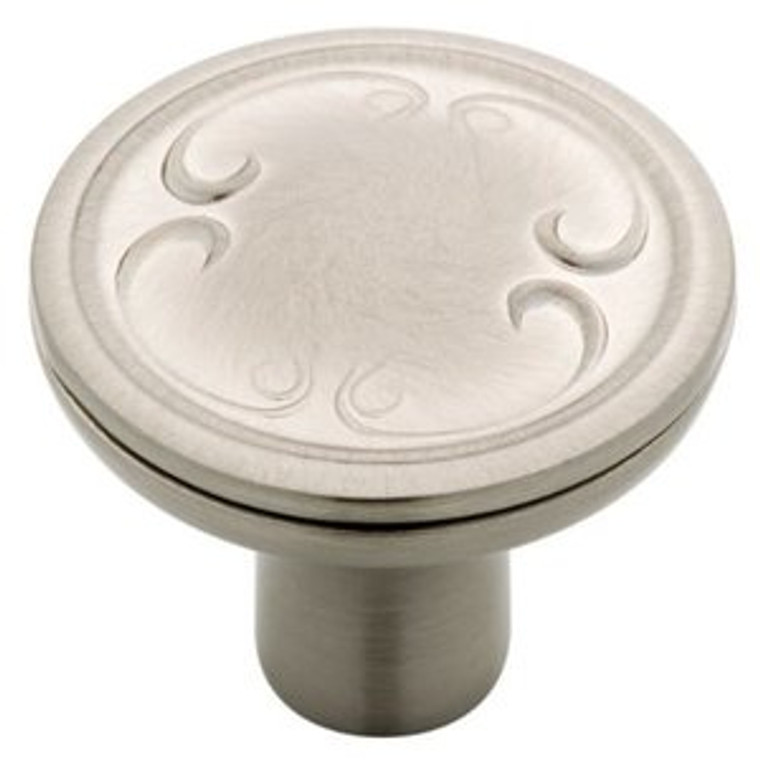 P17891-SN 31mm Vignette Satin Nickel Cabinet Drawer Knob