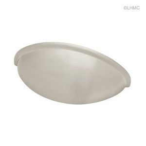PN0601L-SN Satin Nickel 2 1/2" Cup Style Cabinet Drawer Pull 2 Pack