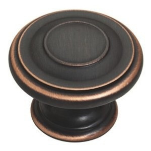P22669-VBC 1 3/8" Bronze Copper Highlights Harmon Cabinet Drawer Knob
