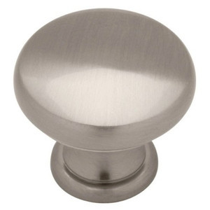PN2001-SN 1 1/4" Satin NIckel Hollow Round Cabinet Drawer Knob