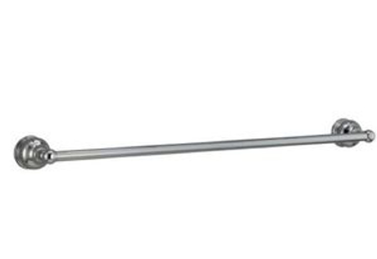 74024 Traditional Bath 24" Towel Bar Chrome Finish