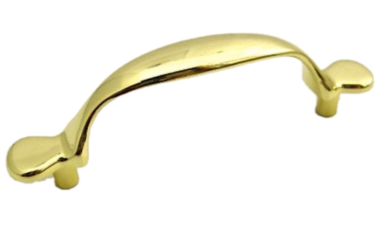 P30060-PB Polished Brass 3"  Cabinet Drawer Knob Pull P30060-PB Polished Brass 3"  Cabinet Drawer Knob Pull