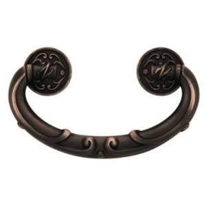 PN1511-VBR 2 1/2" French Lace Bail Cabinet Drawer Knob Pull Venetian Bronze