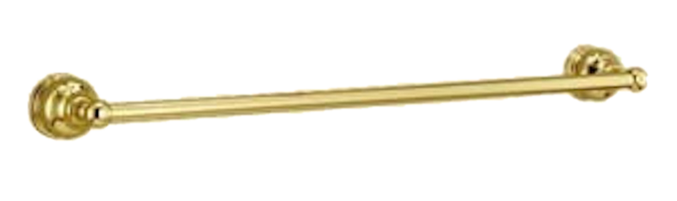 74018PB  Traditional Bath 18" Towel Bar Brass Finish