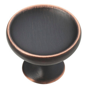 P20313-VBC 1 3/8" Bronze Copper Highlights Monroe Cabinet Drawer Knob