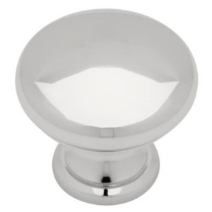 PN2001-PC 1 1/4" Polished Chrome Hollow Round Cabinet Drawer Knob