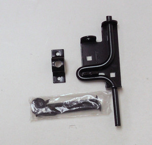 B3200 Gate Hardware Slide Action Bolt Black