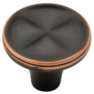 P17889-VBC 1 1/4" Bronze w/ Copper Pillowed Cabinet Drawer Pull