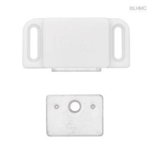 C080X0V-W  Heavy Duty Magnetic Catch w/ Strike White Lot of 5