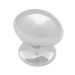 PN0395C-PC Medium 30mm Football Design Chrome Drawer Knob