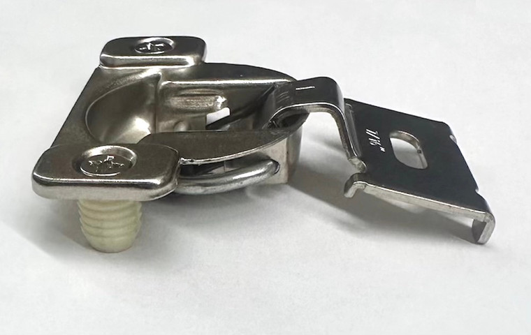 H05105-NP  7/16" 2 Way 4 Prong Base Plate w/ Dowels Hinge