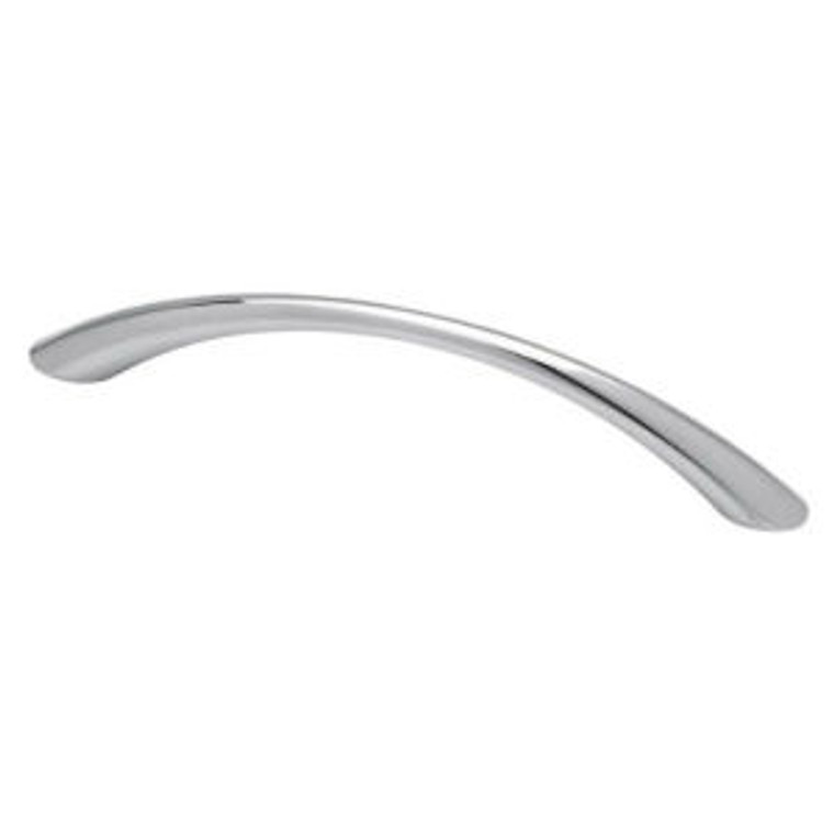 P84612-PC Polished Chrome 5" Tapered Bow Cabinet Drawer Knob Pull