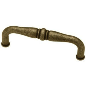 P16588C-BAB  Burnished Antique Brass Kentworth 3" Drawer Cabinet Pull