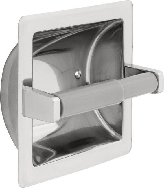 Commercial 45070-ST Recessed Toilet Tissue Dispenser Brite Stainless