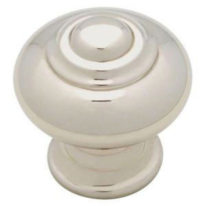 P20645C PN  1 1/4" Polished Nickel Finial Cabinet Pull Knob