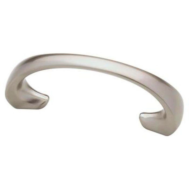 P18005C SN 3" Satin Nickel Sweepy Cabinet Drawer Knob  Pull